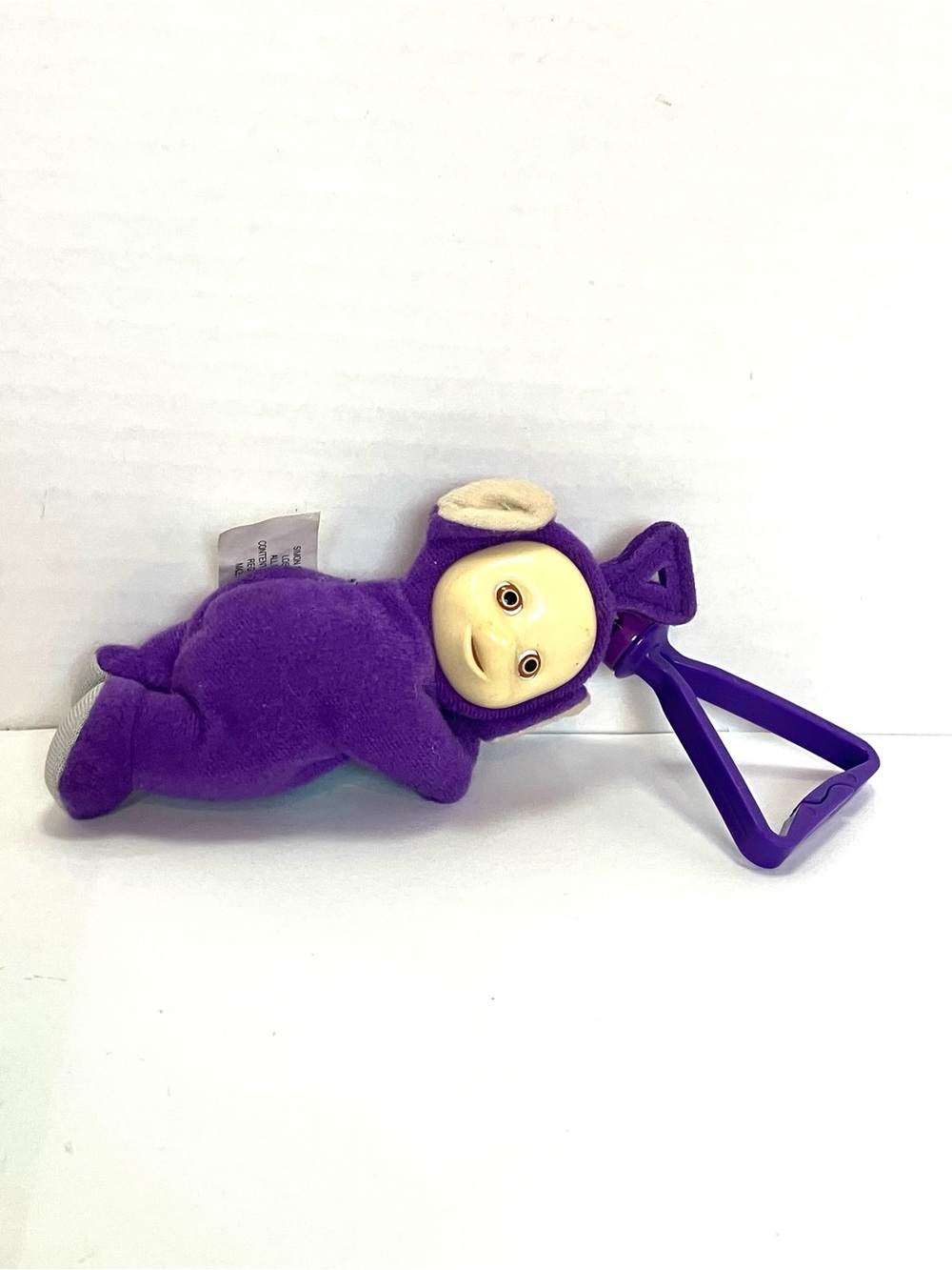 McDonald’s 2000 Teletubbies Tinky Winky Plush Keychain 4in Read
